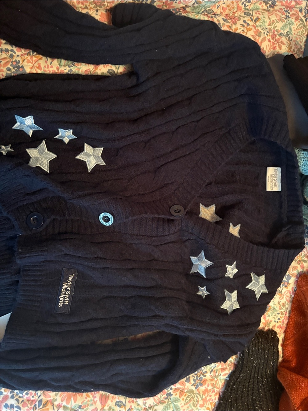 taylor swift midnight cardigan size m/l